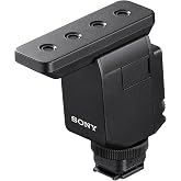 Digital MI Shoe Shotgun Microphone with Beamforming Technology for Three switchable directivities - ECM-B10,Black