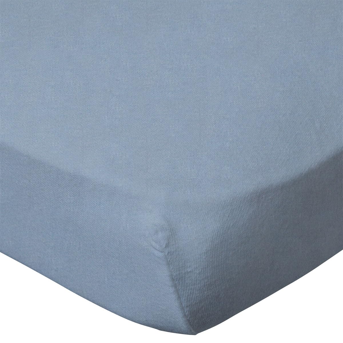 BabyCalin - Fitted Sheet 60x120x15cm Blue certified OEKO-TEX