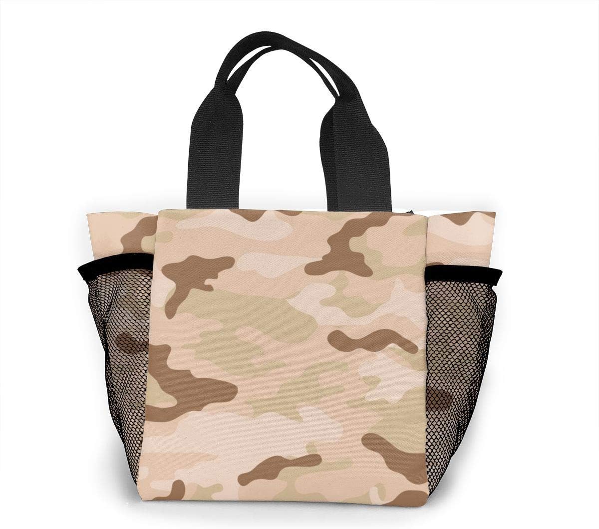 PhqonGoodThing Lunch Box Totebag Large Capacity Compact Lunch Holder Portable Mom Bag Organizer US Bacon Cotto Drinks Holder for Men & Women Boys & Girls, Work/School/Meal Prep