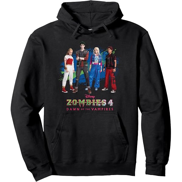 Amazon.com: Zombies - Zed and Addison Fired Up Pullover Hoodie