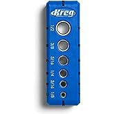 Kreg Portable Drilling Guide - 6 Hardened Drill Guides for Carpentry - Craftsman Tool Accessory