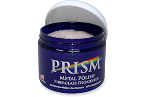 Prism Polish Metal Polish - 7 Ounce: Achieve a Brilliant Shine on Aluminum, Chrome, Stainless Steel, Brass, Silver, Nickel, Gold, Silver and More. Safe for Boat, Car, Motorcycle, Home and Business.
