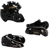 Proforce Lightning Martial Arts Protective Sparring Gear Bundle - Headgear, Gloves, Ultra Kicks