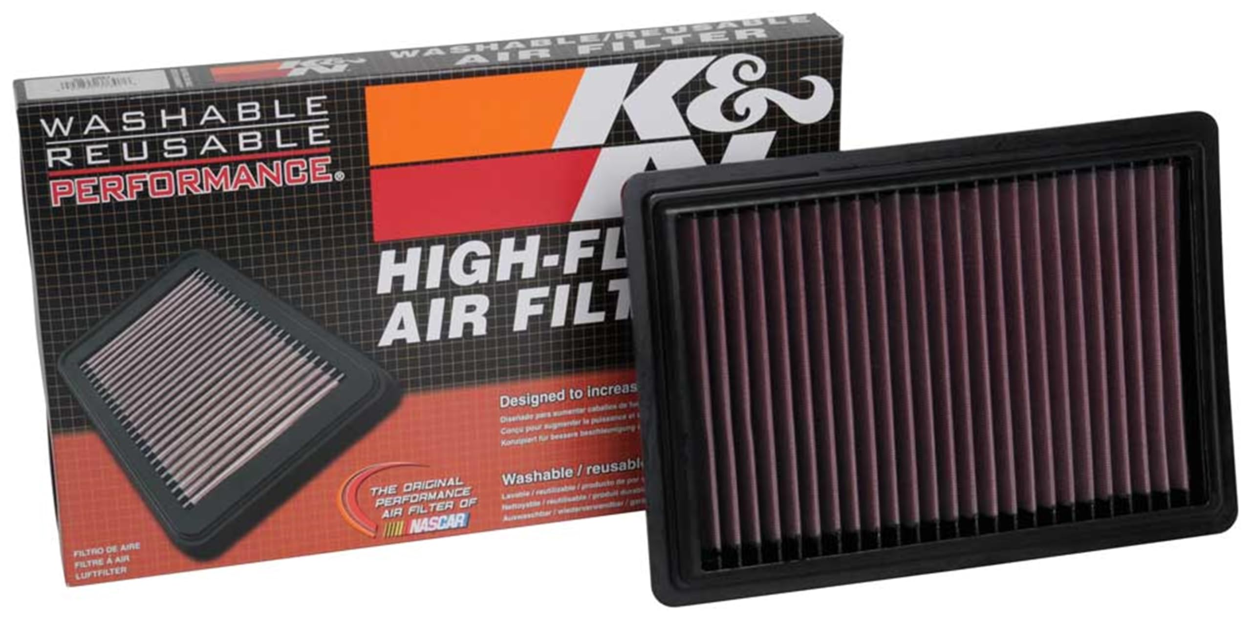 K&N Engine Air Filter: High Performance, Premium, Washable, Replacement Filter: 2019 INFINITI QX50, 33-5091