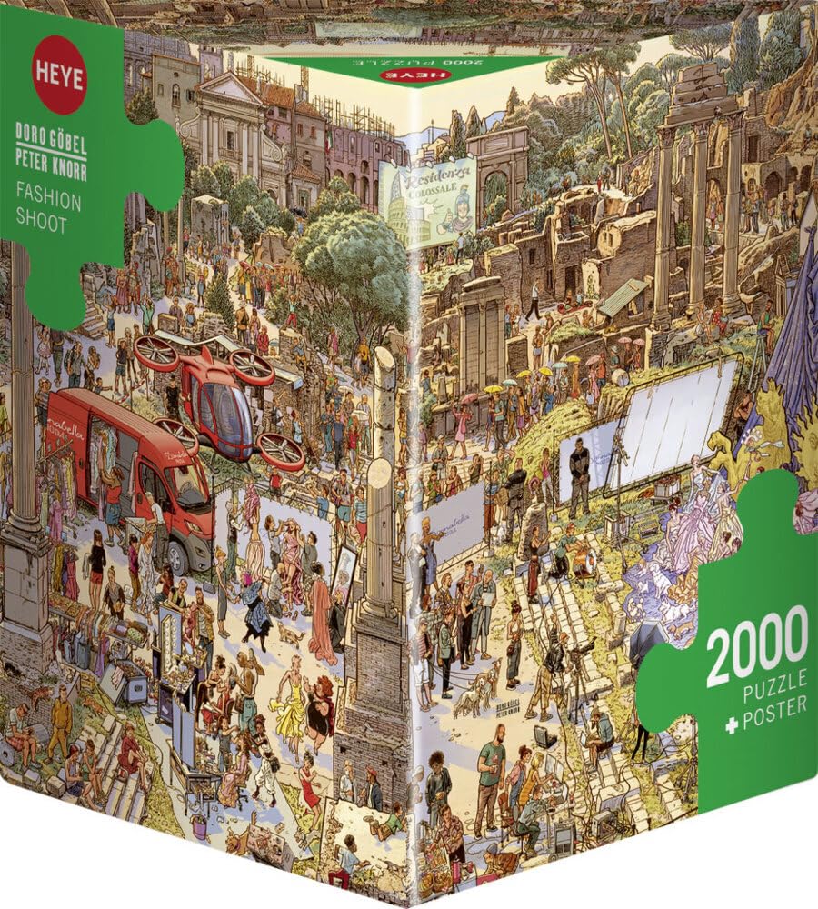 Heye Fashion Shoot Göbel/Knorr 2000-Piece Jigsaw Puzzle Orange