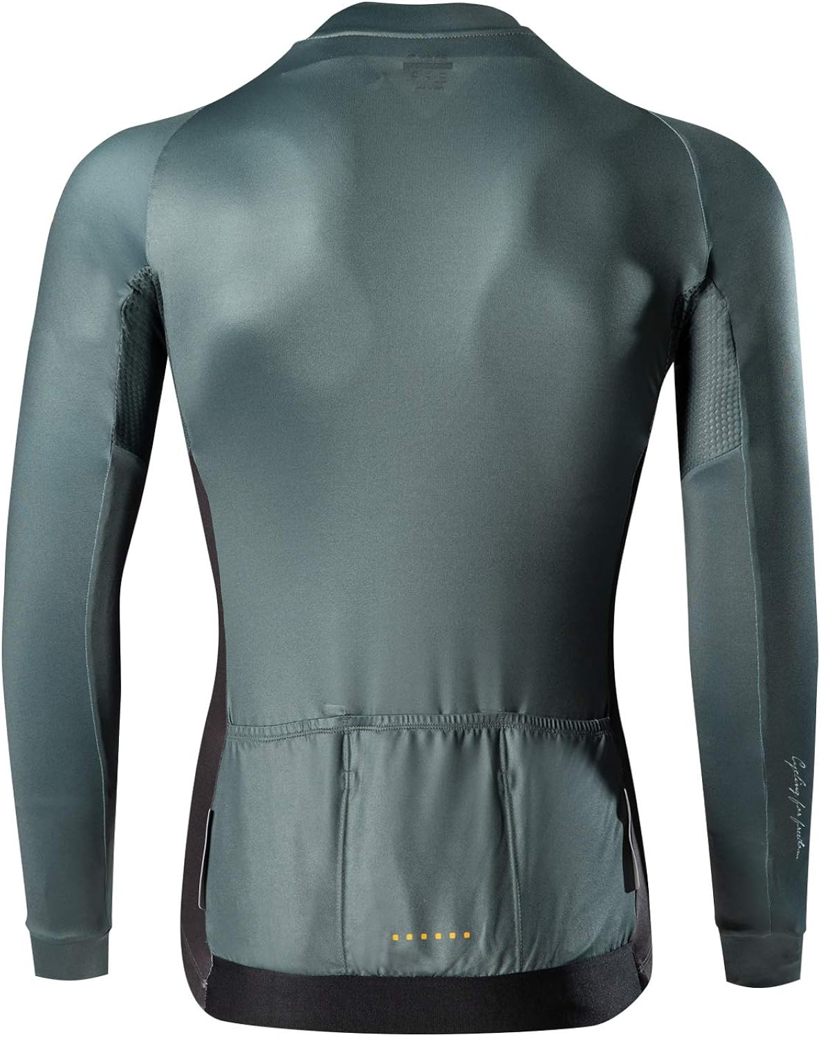 Santic Cycling Jersey Men's Long Sleeve Bike Reflective Full Zip Bicycle Shirts with Pockets : Clothing