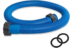 OWNWHIM 29060E Pool Hoses for Above Ground Pools-1.5" Diameter 59" Long Pool Pump Hose Replacement for In tex Pool Accessory Hose, Fit for 1,500 Higher GPH Filter Pumps Saltwater Systems Sand Filters, 1 Pack