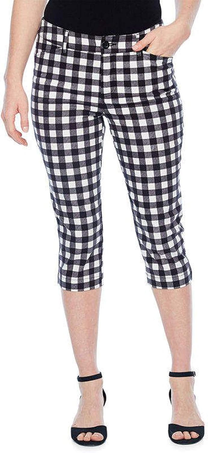 st john's bay denim capris