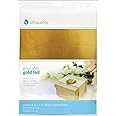 Silhouette Printable Adhesive Foil 8.5"X11" 8/Pkg - Gold