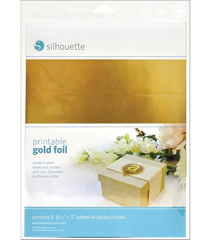Feuilles adhésives blanches imprimables 21 x