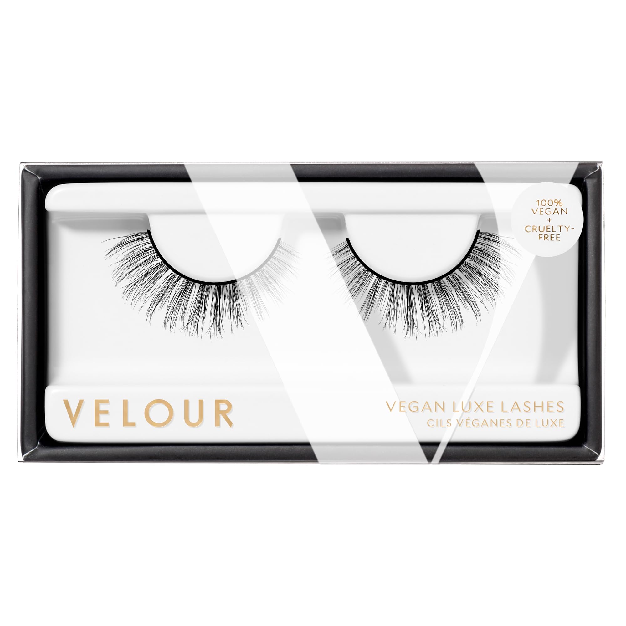 Velour Vegan Luxe Lashes - Natural Look, Vegan, Reusable - Are Those Real