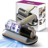 PATO Mattress Vacuum Cleaner, Wireless Handheld Bed Vacuum Cleaner with UV-C Light, HEPA Filter and Ultrasonic Vibration, 12K