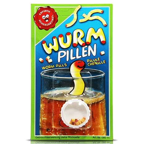 Scherzartikel Wurmpillen by Erfurth Scherzartikel