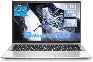 HP EliteBook 840 G8 Business Laptop Intel Core i5-1145G7, 32GB RAM, 512GB SSD, 14.0" FHD Display Win 11 Pro (Renewed)