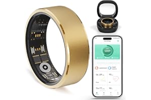 Weylmd Smart Ring for Women and Men – Fitness & Health Smart Ring with Heart Rate and Sleep Tracking – Waterproof Activity & Wellness Ring Compatible with iPhone and Android