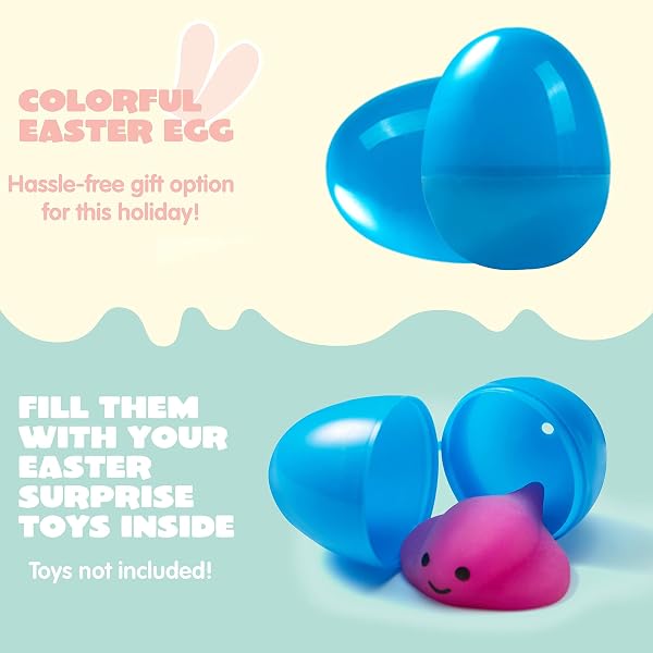 JOYIN 200PCS EASTER EGGS, EMPTY 2.3″ 194PCS COLORFUL WITH 6PCS GOLDEN EGGS BULK PLASTIC FILLABLE FOR EASTER HUNT PARTY FAVOR BASKET STUFFERS FILLER CLASSROOM PRIZE SUPPLIES DECOR