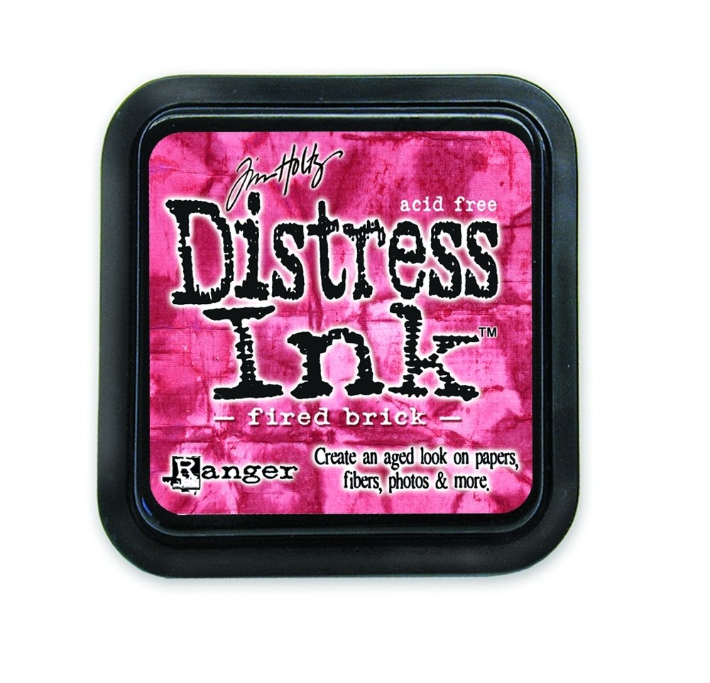 Ranger Tim Holtz Distress Pad, Fired Brick, Red, 3 x 3 x 0.75 — image 1