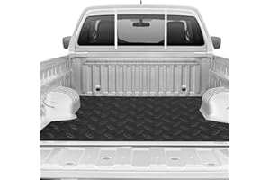EATHEATY Heavy-Duty Truck Bed Mat 4' x 6' Thick Truck Bed Liner, Black Truck Bed Mats Durable All-Weather Protection for Truck, Van or SUV, Pickup, Trim to Fit