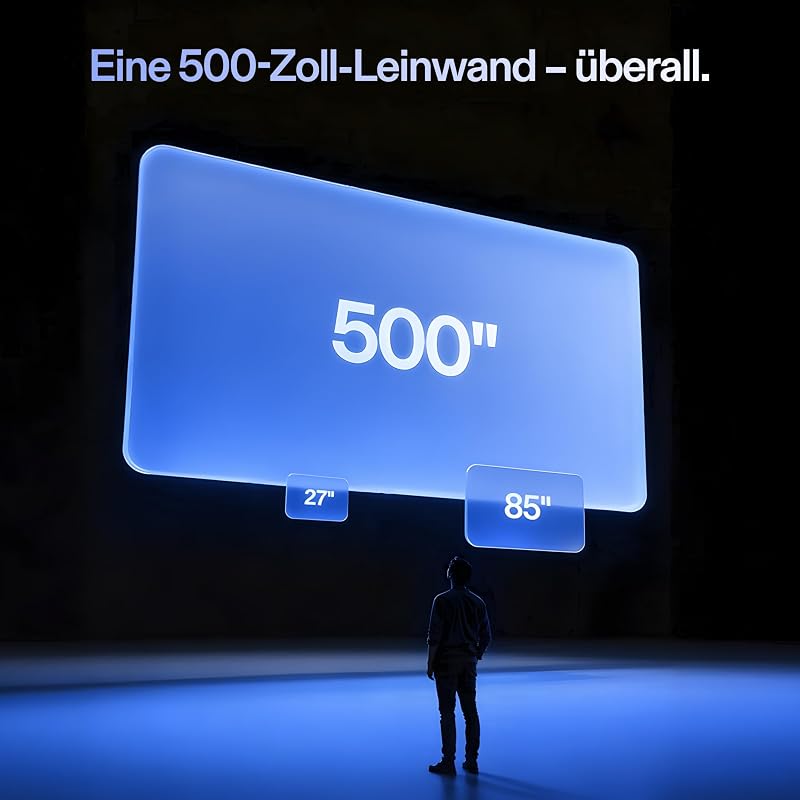 1S AR/XR Brille, 500" Virtuell Bildschirm, 52° Sichtfeld, Native 3DoF