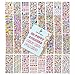 Sinceroduct Stickers for Kids 2400+, 48 Sheets, Motorcycle Bicycle, Luggage Decal,Graffiti Patches Multiple Style Incentive Stickers for Teachers - No-Duplicate Sticker Pack