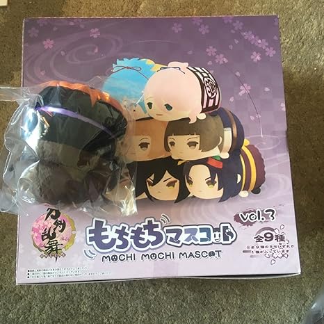 Amazon 刀剣乱舞 もちもちマスコット Vol 3 1box 特典 大倶利伽羅 ストア限定 鶴丸 燭台切光忠 小夜 江雪 宗三 太郎太刀 次郎太刀 前田 平野 アニメ 萌えグッズ 通販