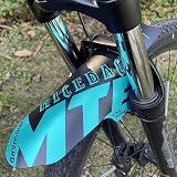NICEDACK Mudguards 2 Piece Front Rear MTB Cyan 20-29 Inch Compatible view 7