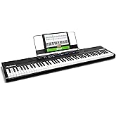Alesis Recital - 88 Key Digital Piano Keyboard with Semi-Weighted Keys, 2x20W Speakers, 5 Voices, Split, Layer and Lesson Mod