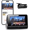 70mai 4K Dash Cam Front and Rear, Built in Wi-Fi & GPS Car Camera, Dual HDR Dash Camera for Cars, IMX678 Super Night Vision, 