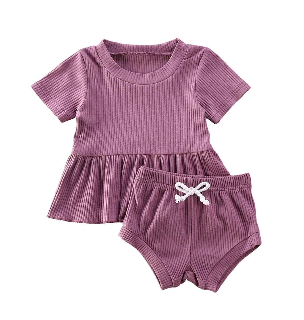 baby girl high waisted shorts