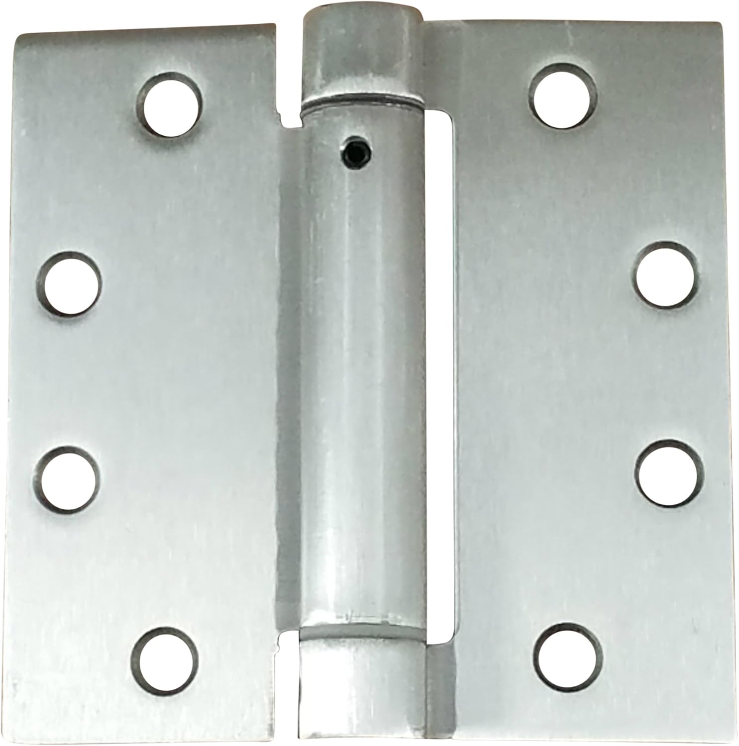 Hinge Outlet Commercial Spring Hinge 4.5 Inches Satin Nickel Self