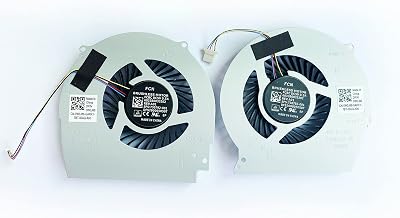 Fleshy Leaf CPU GPU Cooling Fan for Dell Inspiron 15-7000 15R 7566 7567 P65F