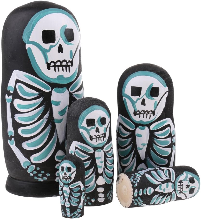 skeleton russian dolls