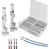 JRready 50 Pairs 2.36mm (Standard.093") Pin and Sockets 14-20 AWG, Compatible with Molex Standard.093"1189 1190 Series Male& 