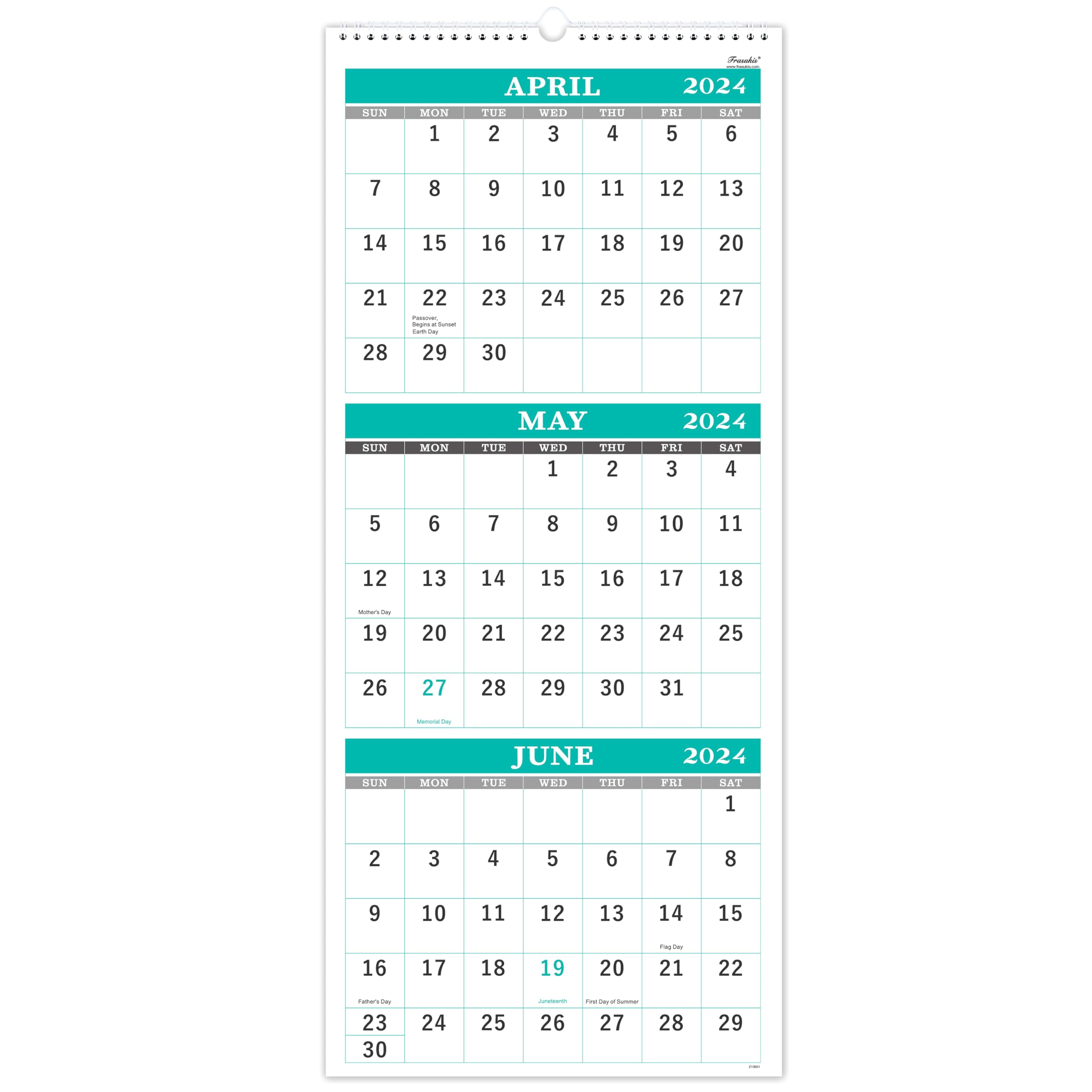 Mua 20242025 Wall Calendar Calendar 20242025 from May 2024 to June