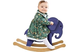 Belleur Rocking Horse for Kids 1-3 Years Old, Premium Wooden Rocking Toy for Toddlers for Indoor & Outdoor Activities, Baby Horse Riding Toy for Birthday & Visit Gifts