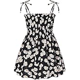 Girls Dresses, Toddler Dress, Little Toddler Girls' Flower Summer Strap Dresses,Backless Cute Floral Sundress for Kids