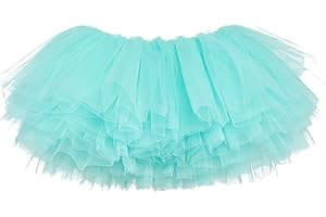 My Lello Little Girls 10-Layer Short Ballet Tulle Tutu Skirt (4 mo. - 3T)