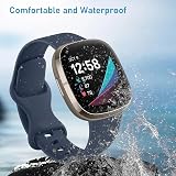 AK Straps Fitbit Sense 2 Sense Versa 4 Versa 3 Silicone Sport Band Pack E S view 9