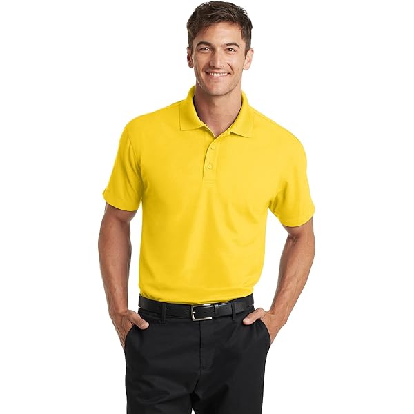Port Authority Dry Zone Grid Polo Shirt at Amazon Men's Clothing store