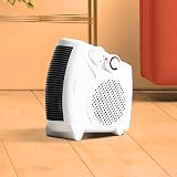 Daewoo 2000W Electric Fan Heater Portable Upright Flat 2 Heat Settings Fan Only view 2