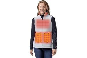 ORORO Women's Heated Vest with USB-C Rechargeable Battery, Lightweight Heating Vest for Running Hiking Golfing