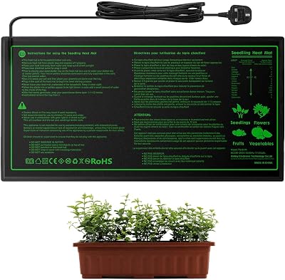 Auqatur Heating Mat for Greenhouse Plant Germination & Hydroponics