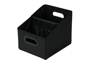 AOKJOY Car Seat Organizer Collapsible Passenger Seat Organizer Car Caddy Organizer Backseat Car Storage Organizer Front Seat for Kids black