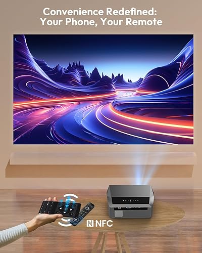 Proiettore 4K 1500 ANSI Visione Diurna: Smart Con Autofocus E NFC Per Gioco E Cinema - 3