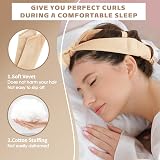 AliLeader Heatless Headband Set Khaki Soft Velvet Long Curler 155cm view 6