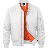 MAGNIVIT Men's Bomber Jacket Fall Winter Military Jacket and Coats Outwear