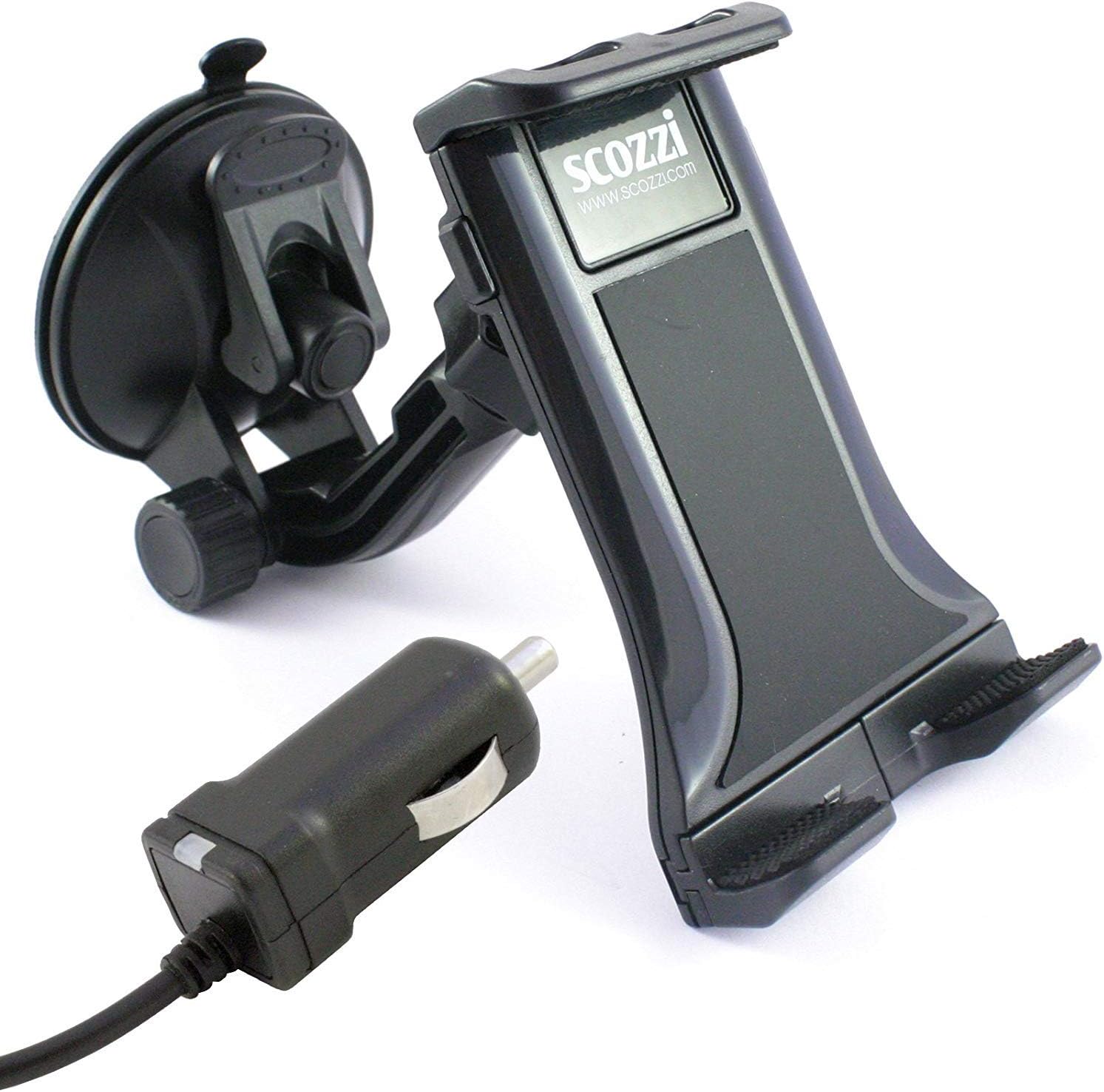 scozzi 360° Car Mobile Phone Holder + USB Type C Quick Charging Cable with 2400 mAh Base Mod 2