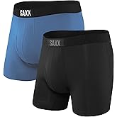 SAXX Underwear Co. Men's Underwear with Pouch Ultra Super Soft Boxer Brief Fly 2 Pack