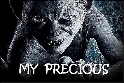 Movie Citation Aimant De Refrigerateur Gollum Dans Le Film Le Seigneur Des Anneaux 9 Cm X 6 Cm Jumbo Amazon Fr Cuisine Maison