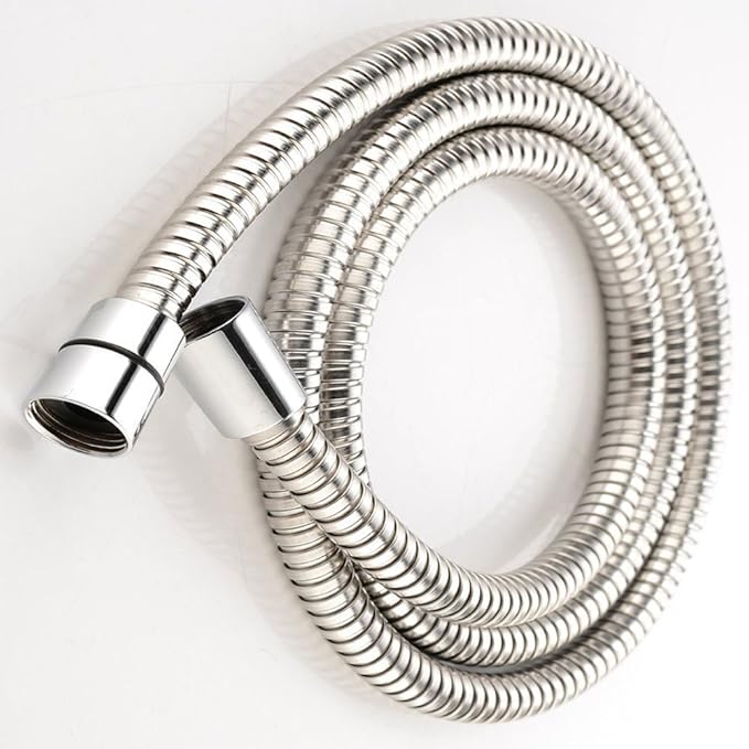 Extra Long Stainless Steel Brushed Nickel Handheld Shower Hose, 96